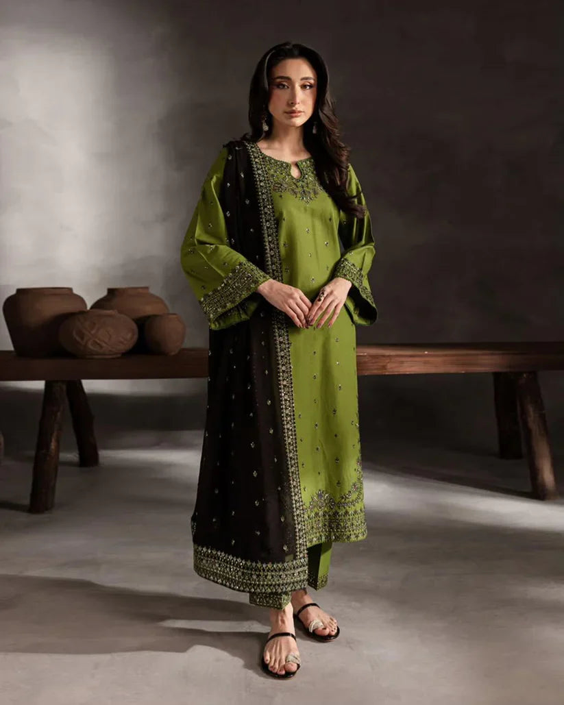 ADAAB LAWN EMB 3PC STITCHED FOR GIRLS