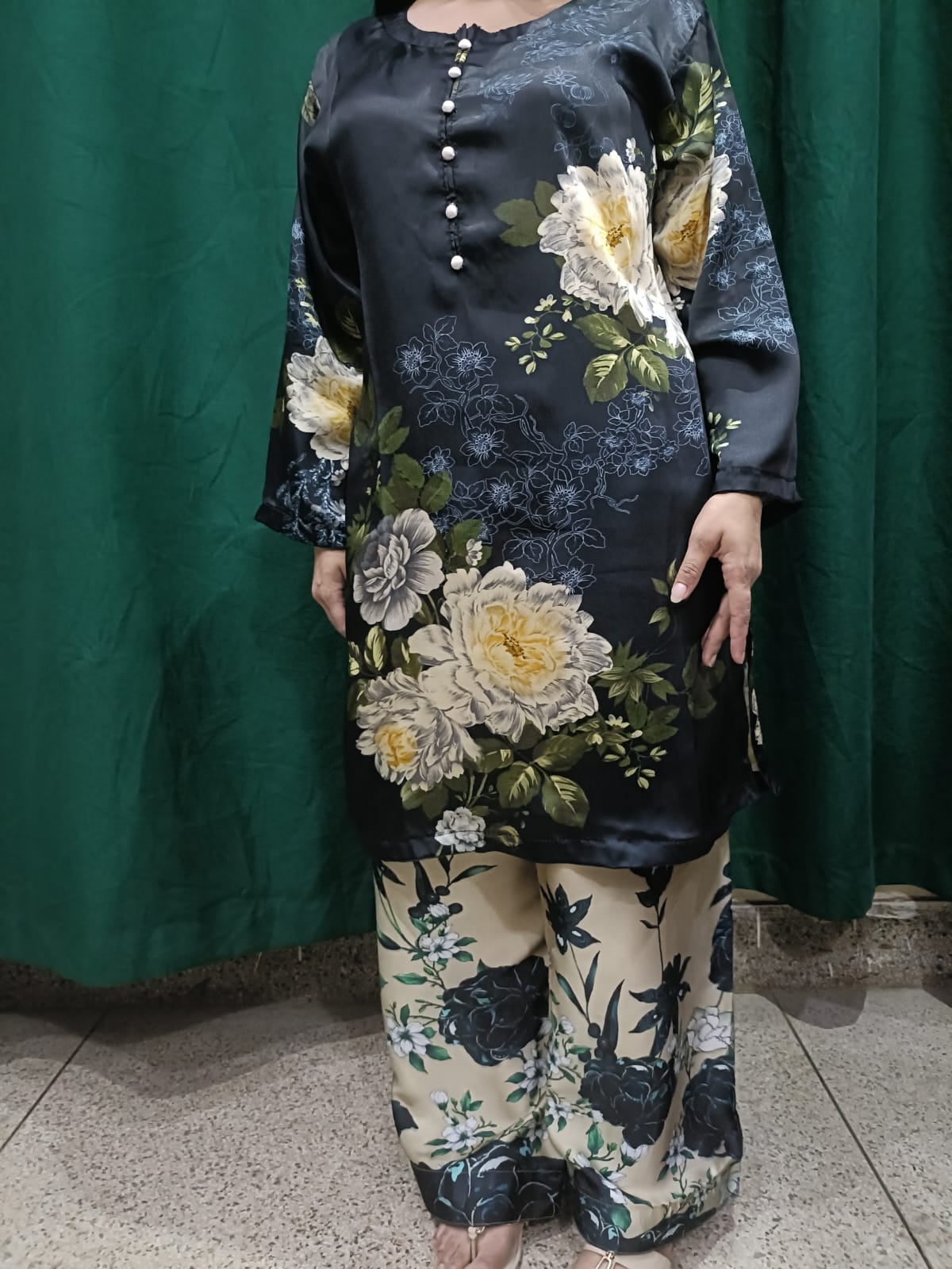 Black Jolly DIGITAL PRINT 2PC STITCHED FOR GIRLS