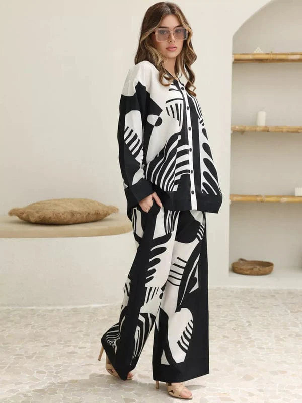 BLACK & WHITE DIGITAL PRINT 2PC STITCHED FOR GIRLS