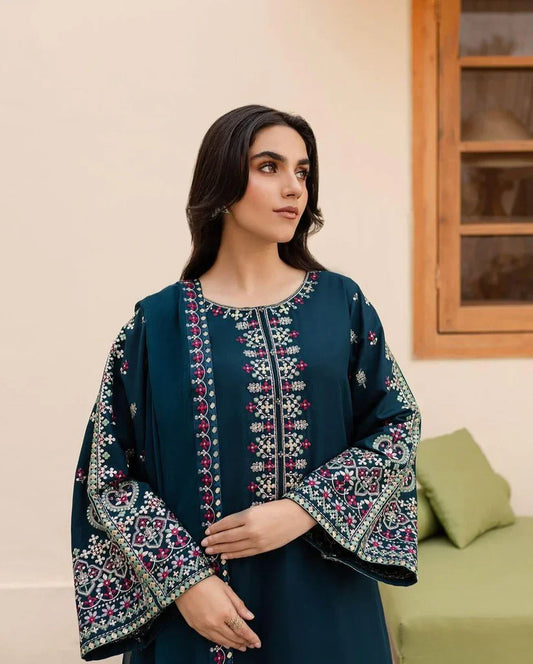 ADAAB LAWN EMB 3PC STITCHED FOR GIRLS