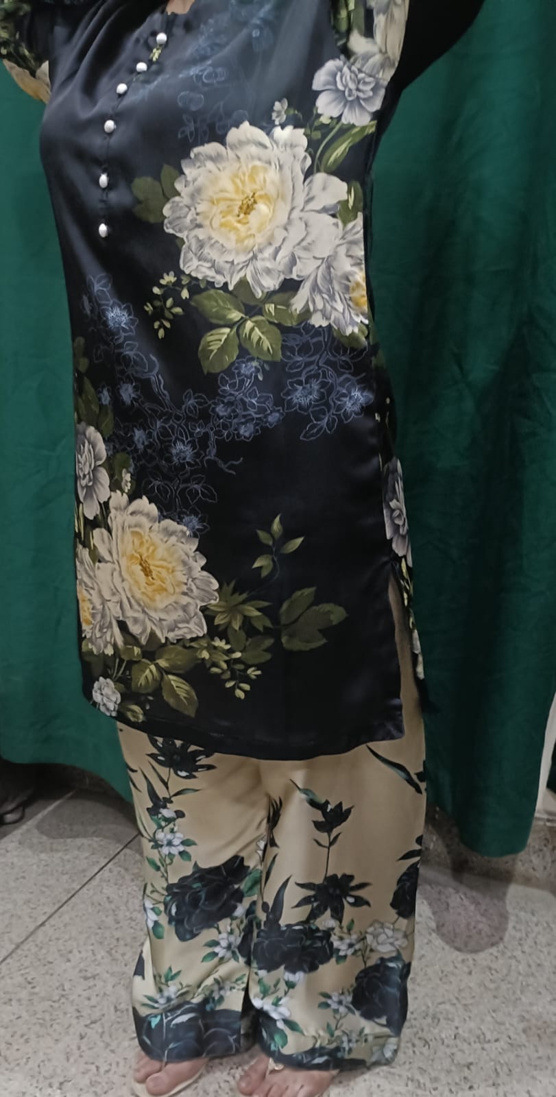 Black Jolly DIGITAL PRINT 2PC STITCHED FOR GIRLS