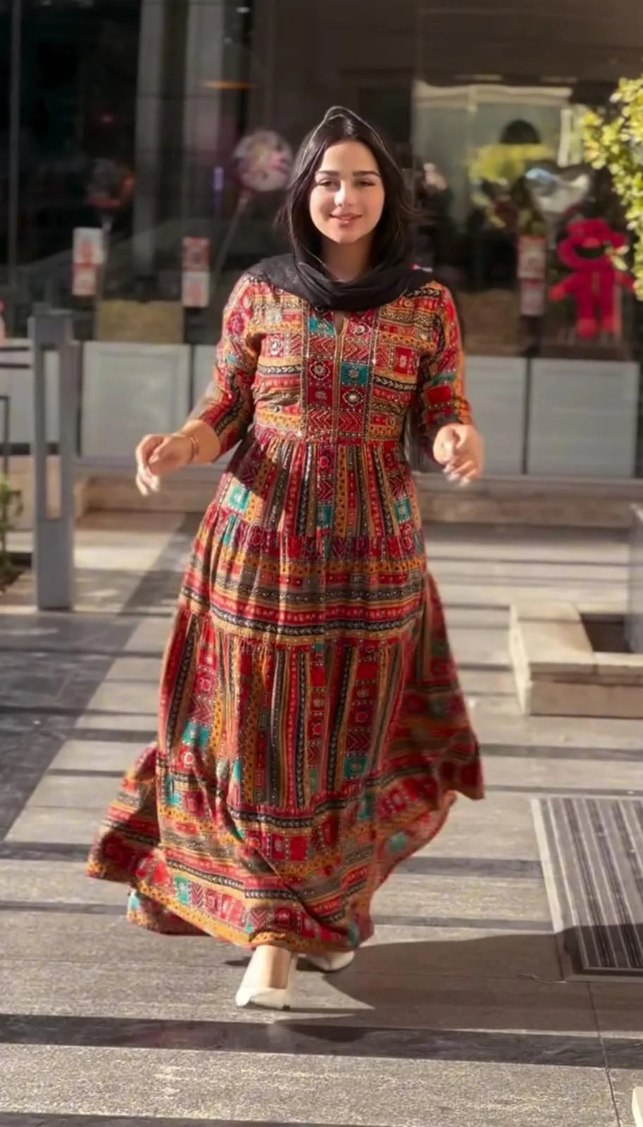 Hassena Long Length Frock STITCHED FOR GIRLS